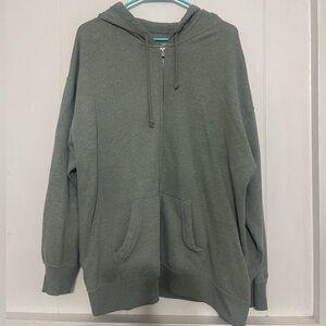 Hollister oversized zip up